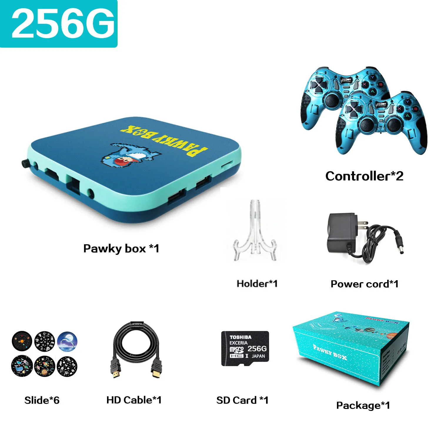 Ретро игровая консоль Pawky Box для PS1/SMS/N64/PSP 50000 + Супер видеоигры 4K Wifi TV Out Семейные