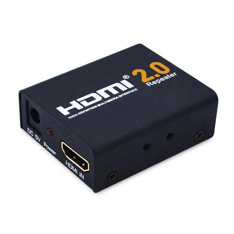 4K x 2K 2 0 HDMI Ретранслятор удлинитель 1080P 3D Кабель-адаптер Усилитель сигнала