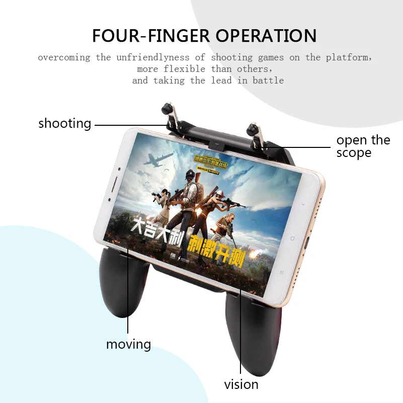 W10 PUGB мобильный геймпад для iphone android телефон игровой контроллер UBG джойстик