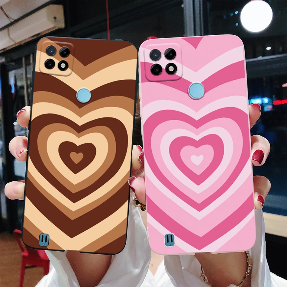 for realme c25y case rmx3265 cute girls sunflowers soft silicone phone back cover for realmi realme c25y c 25 y realmec25y cases free global shipping