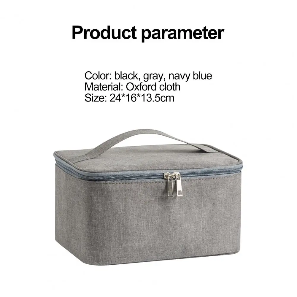 

Cosmetic Bag Anti-static Waterproof Oxford Cloth Professional Cosmetic Makeup Bag Organizer for Home