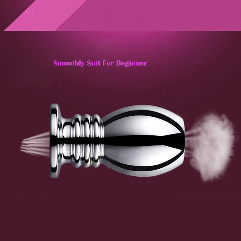 1 шт. металлический полый анальный штекер туннель Анальная пробка секс-игрушки