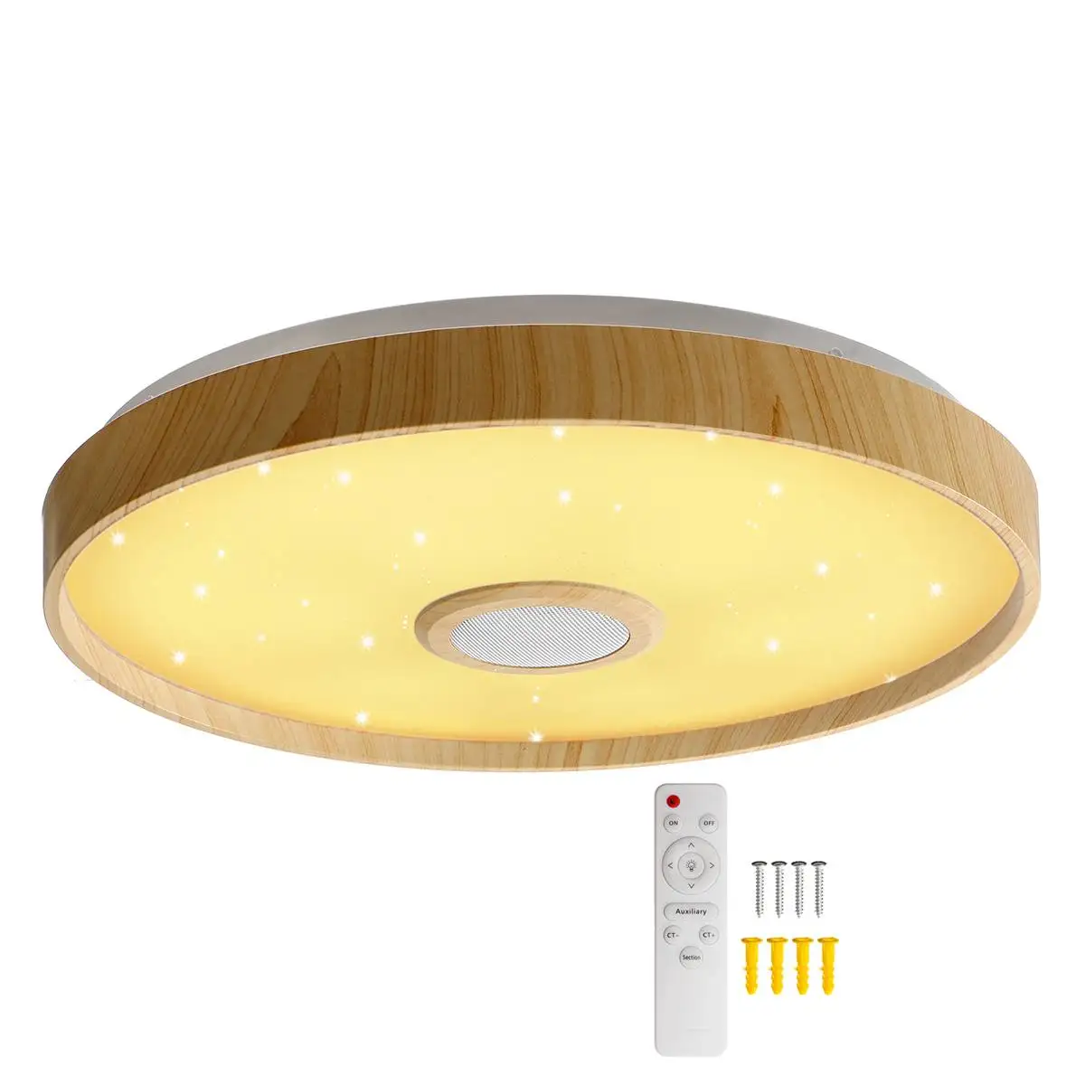 

36W Modern LED Smart Ceiling Light WiFi APP Intelligent Control Remote Control Ceiling Lamp RGB Dimming Music Home Party Light