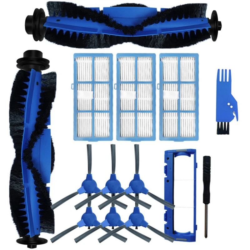 

Main Brush Side Brush Filter Replacement Cleaning Accessories for Sweeping Robot for Kyvol E30/E31/E20