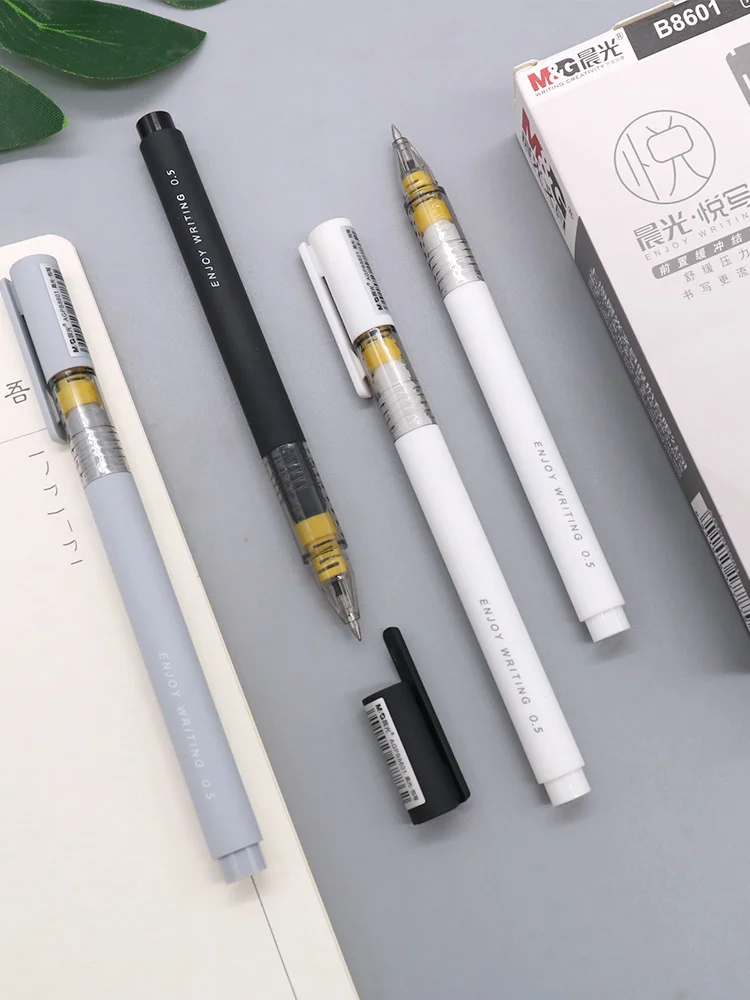 2020 высокое качество Новинка весны буфера гелевая ручка 0 5 мм 7 перо черного цвета