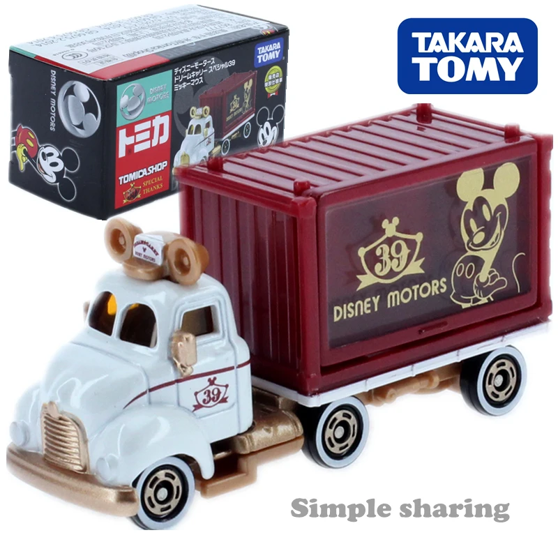 Серия TOMICA Disney Motors Микки и Минни серия фильмов ТВ японская модель Такара Томи