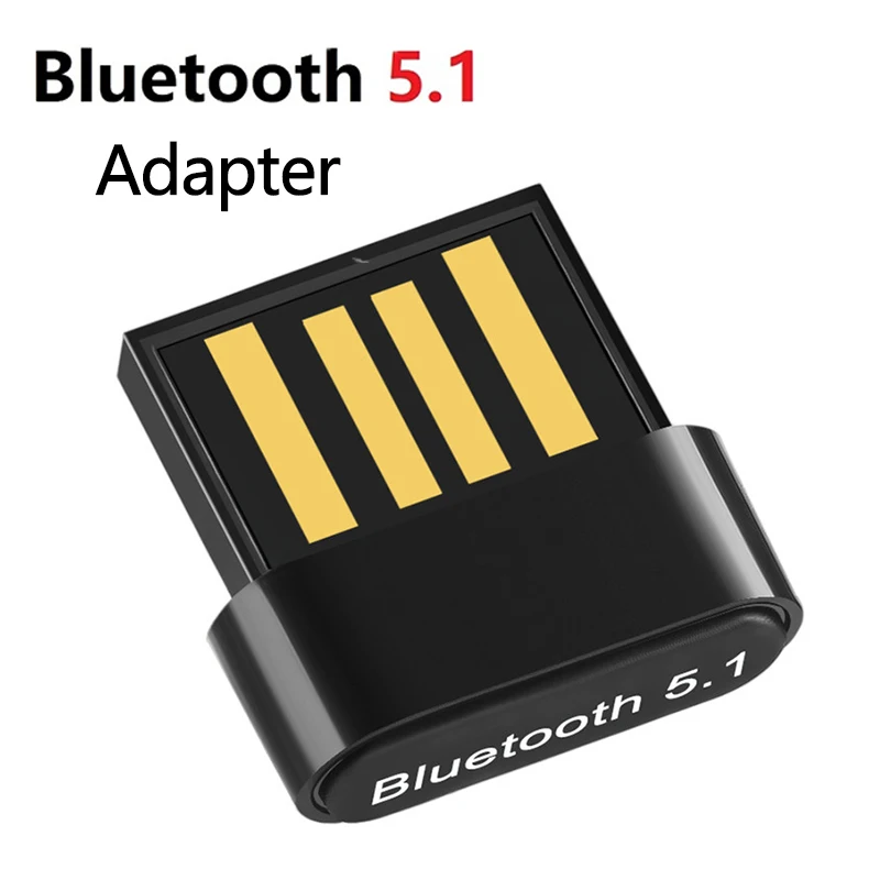 

USB Bluetooth-адаптер 5,1 для компьютера, Bluetooth-передатчик без драйвера, Bluetooth-аудиоприемник для ПК Windows 7/8/8.1/10/11