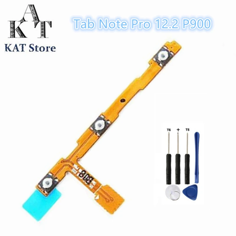 Фото KAT для samsung Galaxy Note Pro 12,2 P900 P901 P905 Кнопка увеличения/уменьшения громкости гибкий кабель лучшее послепродажное обслуживание №1
