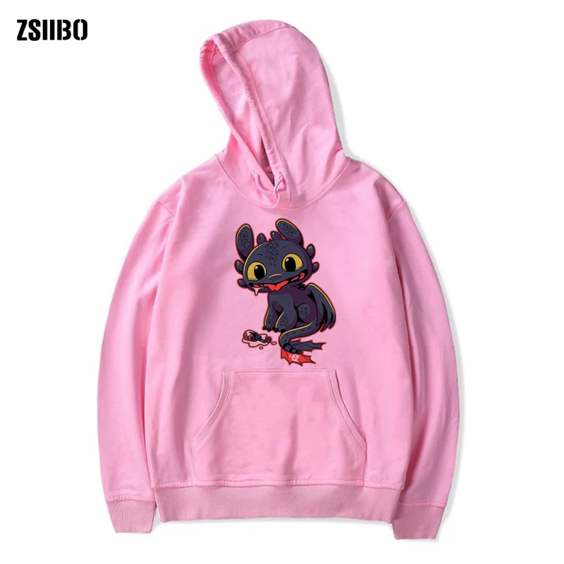 ZSIIBO How to Train Your Dragon Toothless Hoodie Apparel Sweatshirt Casual Turtleneck Men's Jacket Hooded DIYWGWY16