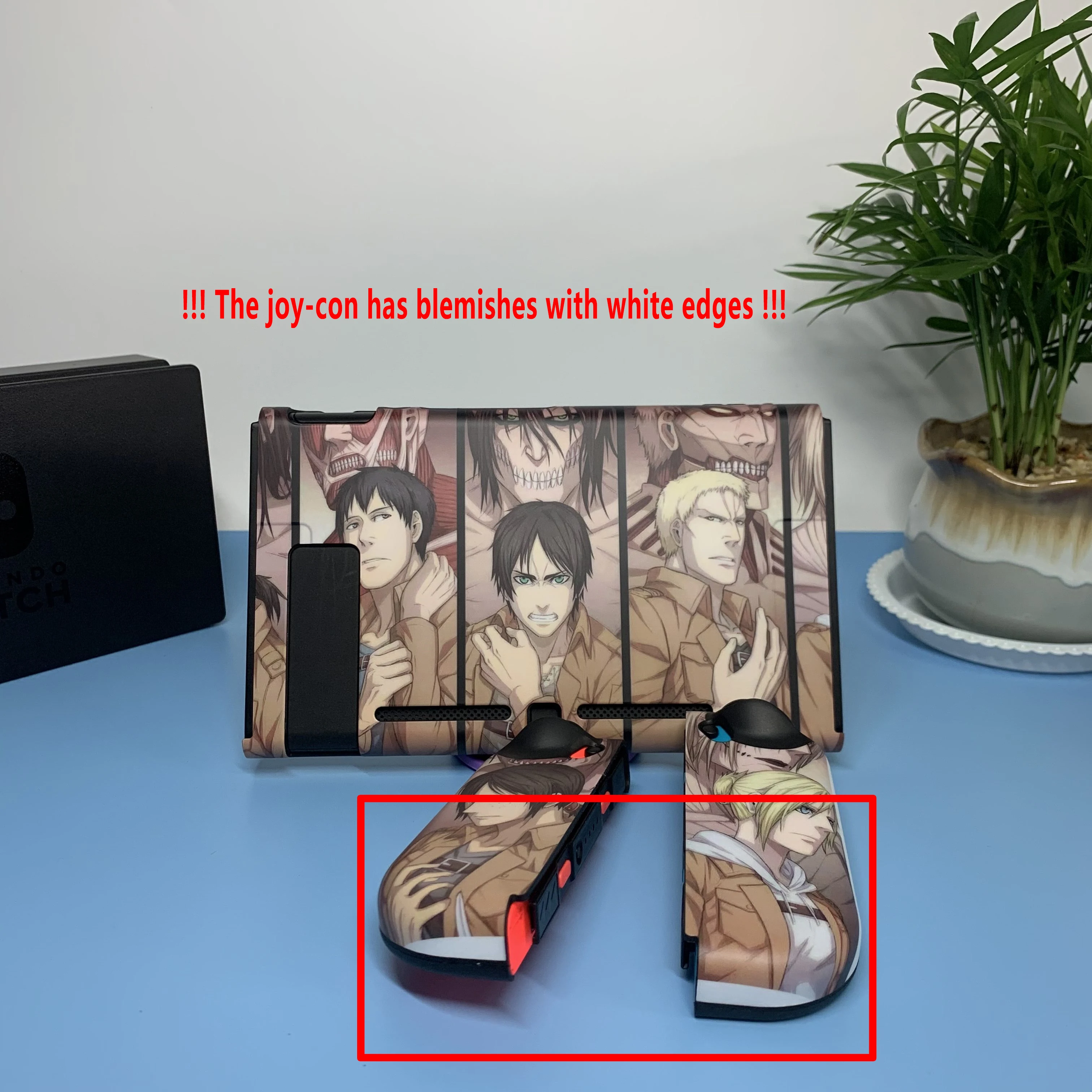 

【Special Price Defective Items】 Limited Sale Attack on Titan Gamepad Faulty Switch Protective Case For Nintendo Switch Cover