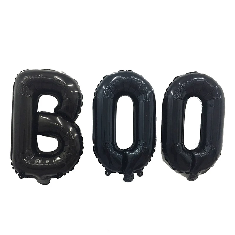 Фольгированные воздушные шары с буквами BOO 3 шт./компл. 16 дюймов оформление окна