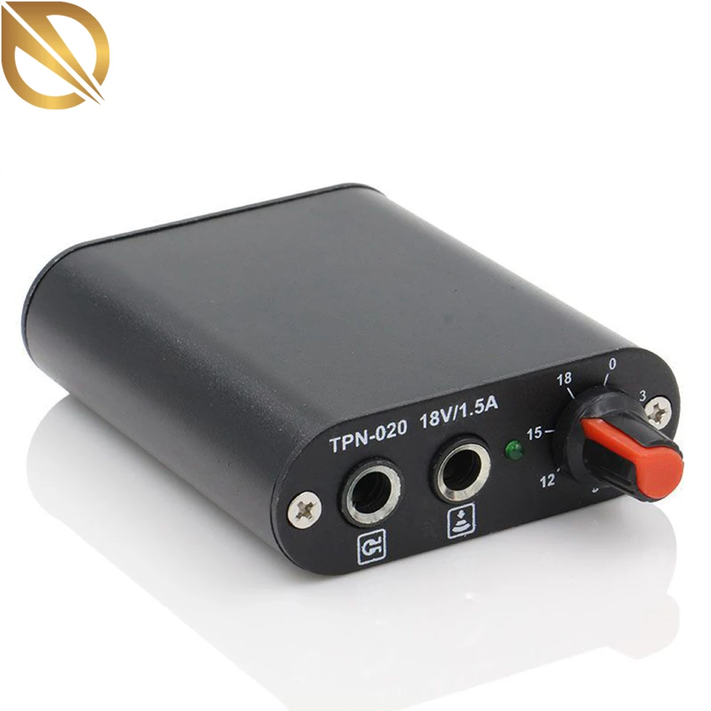 

Tattoo Power Supply Mini Black Tattoo Power Supply Set with Tattoo Clip Cord for Permanent Makeup Tattoo Supplies Accessories
