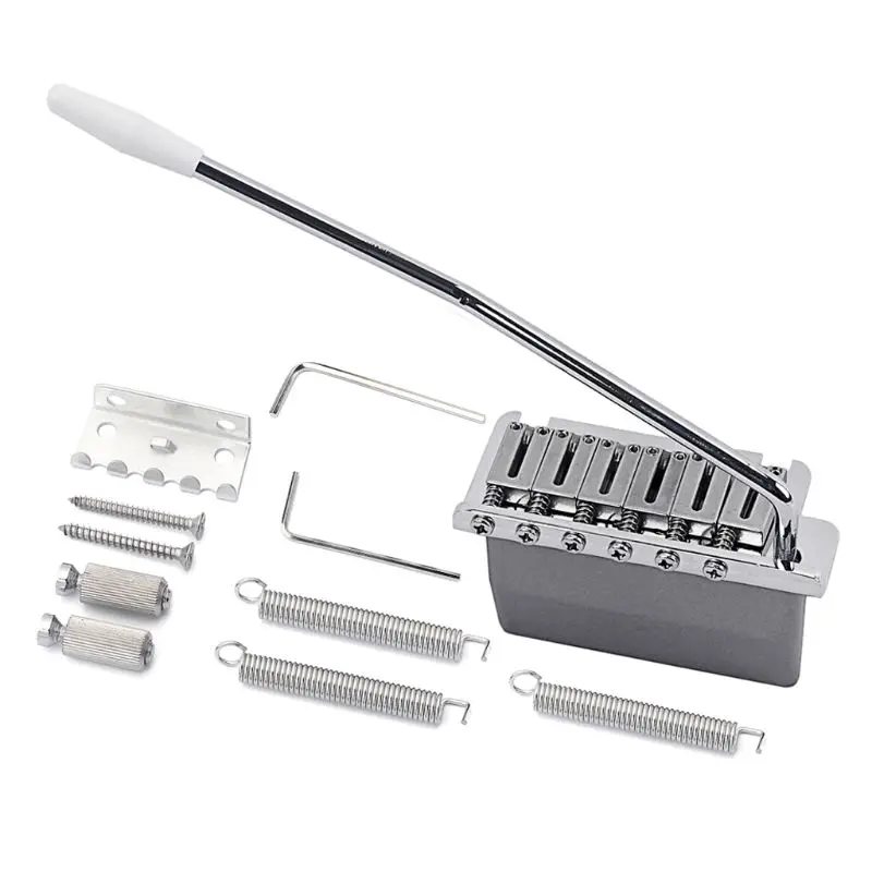 

Electric Guitar Tremolo System Bridge Saddles Set Instrument Accessories K4UC