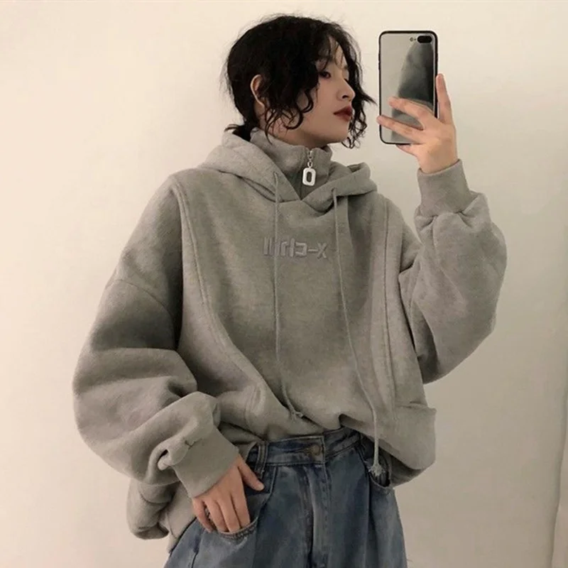 Новые толстовки женские плотные вельветовые теплые мягкие с буквенным принтом