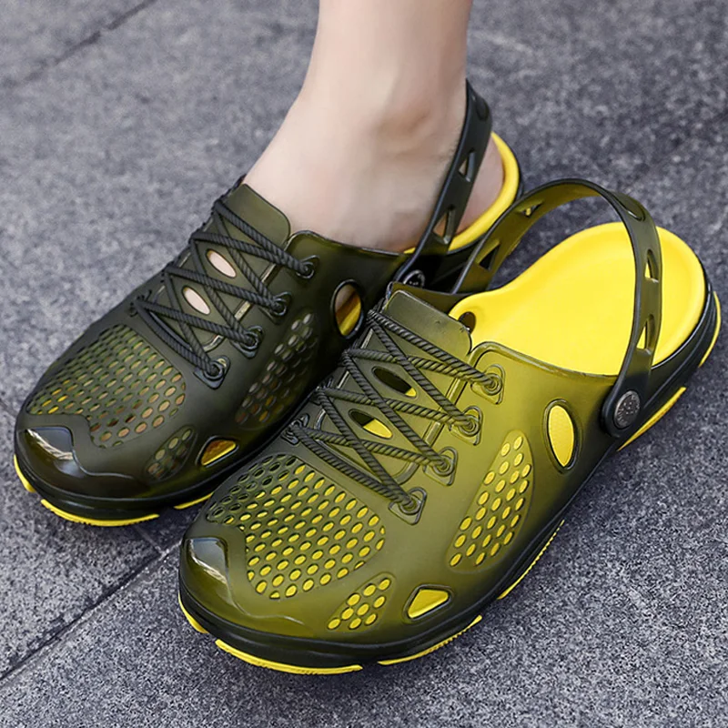 

2019 New Men Sandals Summer Flip Flops Slippers Men Outdoor Beach Casual Shoes Cheap Male Sandals Water Shoes Sandalia Masculina
