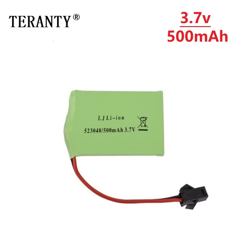 

3.7V 500mAh 523048 li-ion Battery for Remote Control Electric Dinosaur Toys battery For RC leaning machine Hand drum 1piece