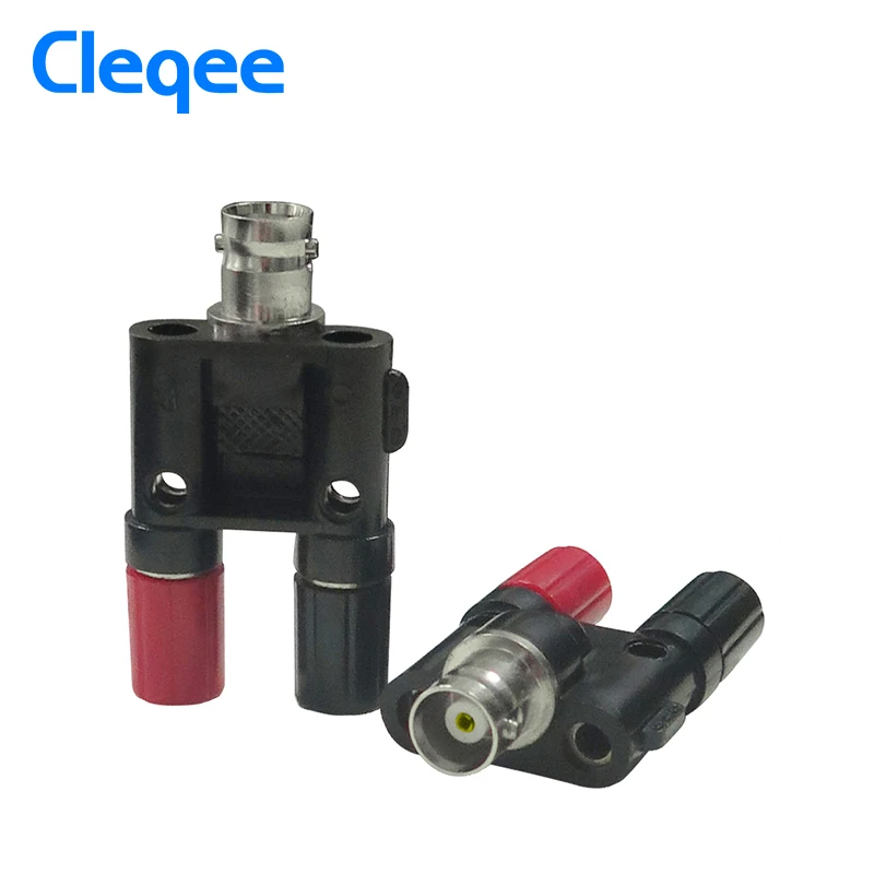 Cleqee P7008 5 шт. Q9 BNC Гнездовой разъем для двух двойной банан Разъем RF адаптер разъем