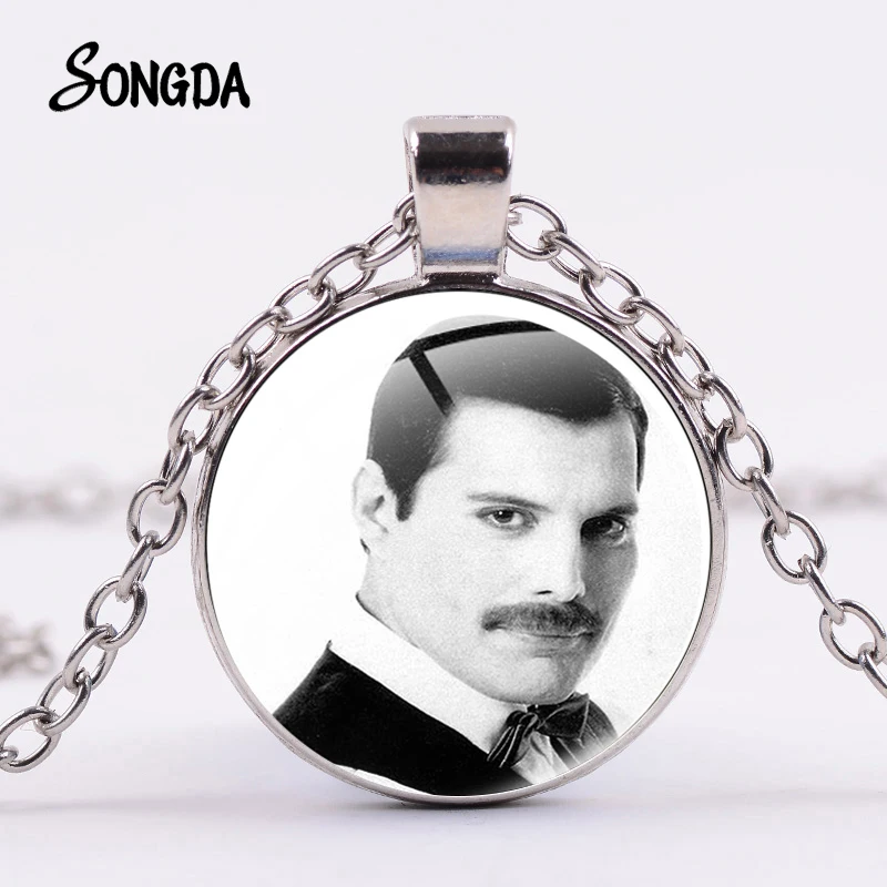 Рок Группа Freddie Mercury подвесное ожерелье популярное музыка звезда Фото 4 цвета
