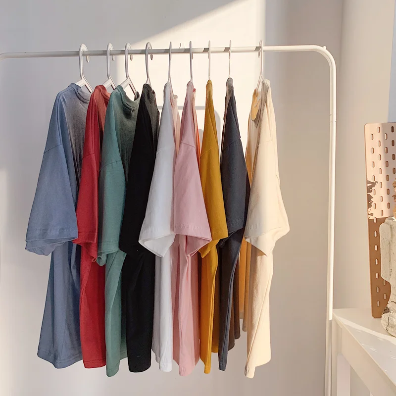 

Black White LOOSE Oversized 2021 Summer T Shirt MEN'S ROCK Skateboard Hip Hop T-shirt Short Sleeves Streetwear TOPS TEES TSHIRT