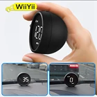 WIIYII HD-дисплей G1 Универсальный Автомобильный HUD белый цвет GPS-система многофункциональный автомобильный индикатор превышения скорости сигнализация кмч мильч скорость