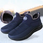 Мужские теплые ботинки Marlisasa, классические стильные ботинки синего цвета, теплые ботинки для зимы, F6387