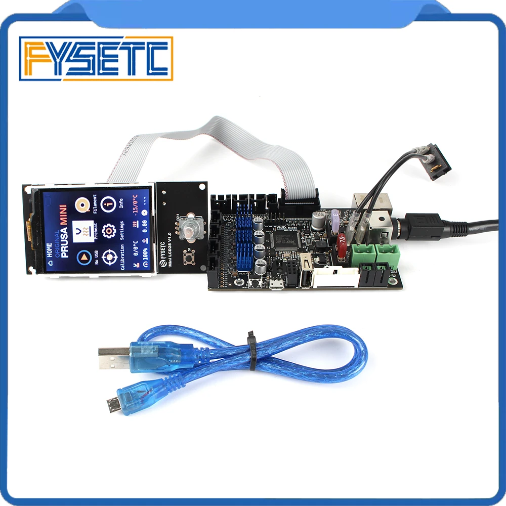 Clone Prusa Mini Buddy board TMC2209 драйвер с ЖК-дисплеем совместимым прошивкой | Компьютеры и