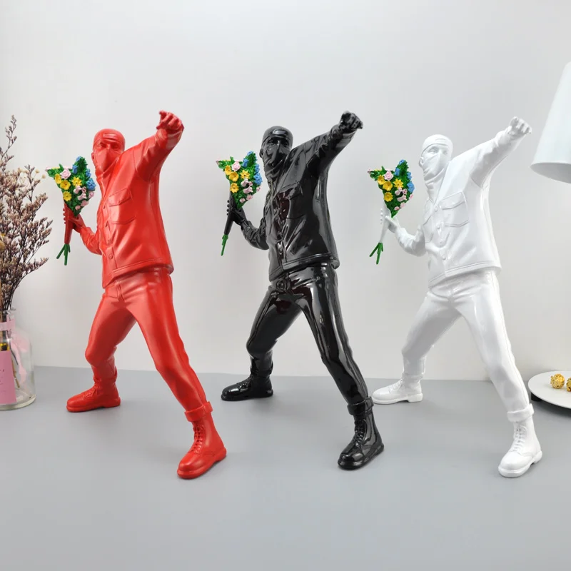 Фигурка бомбардировщика Banksy из смолы английская уличная Художественная