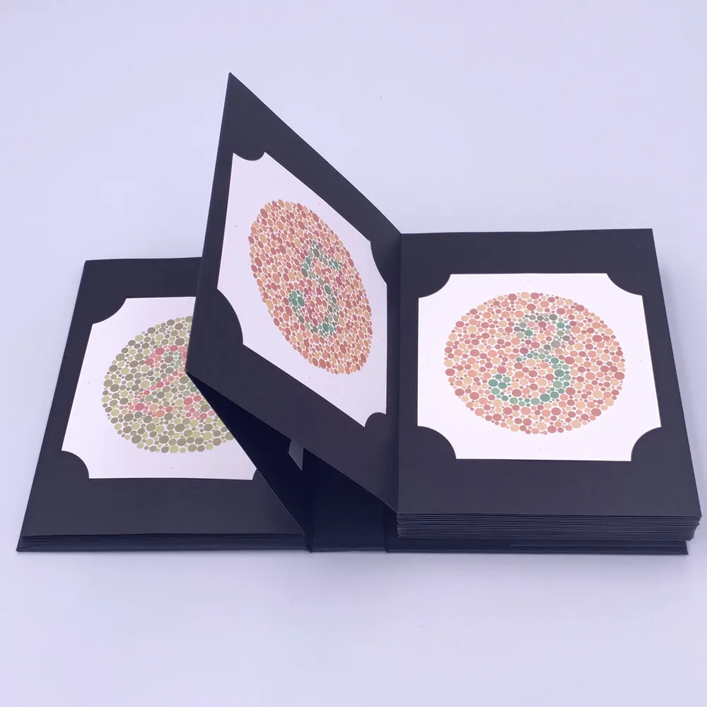 Ishihara тест книга на Цветоустойчивость 38 тарелок|Фоциметры| |