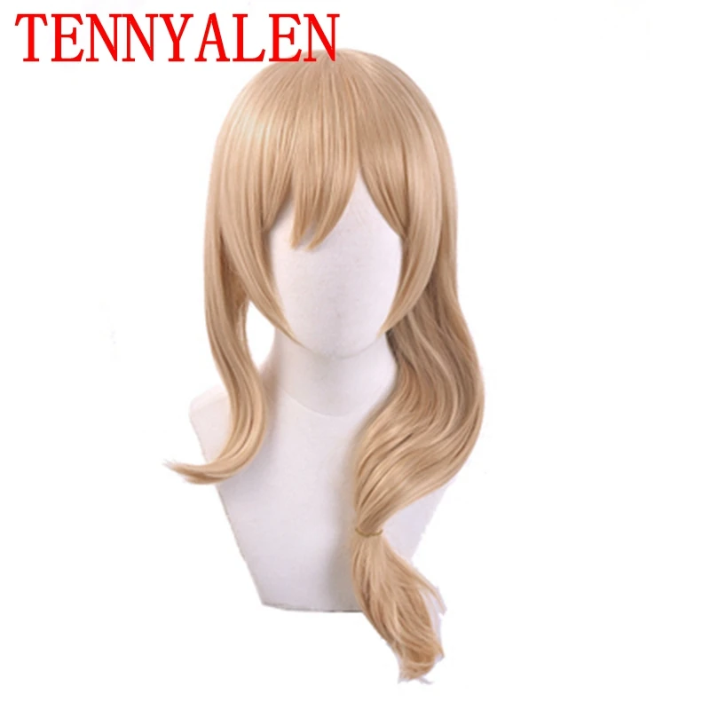 Новинка 2020 парик game Genshin Impact для косплея жёлтая Лиза большой объем + дышащая сетка