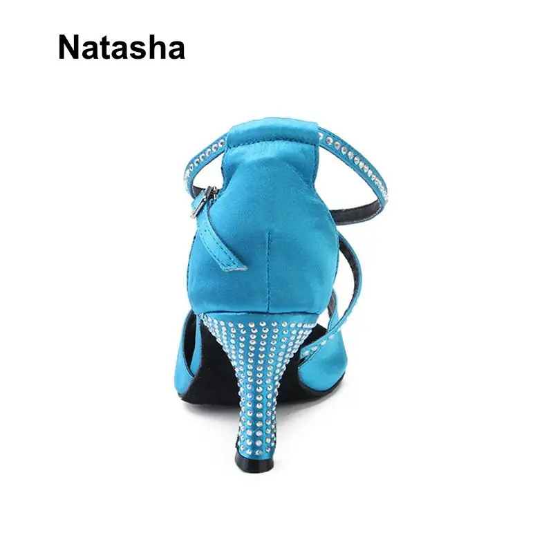 Обувь для латиноамериканских танцев на мягкой подошве Natasha day blue | Спорт и