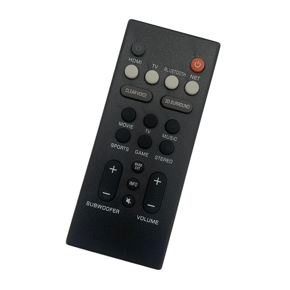 New Replacement Remote Control  For Yamaha VCQ9130 VCQ9140 YAS-209 YAS-109 Soundbar System
