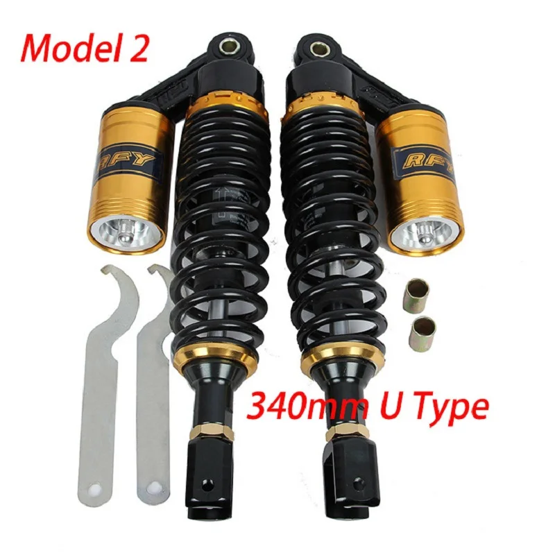 Задние воздушные амортизаторы POSSBAY для мотоциклов подвеска 320 мм 340 360 380 400 Honda Yamaha