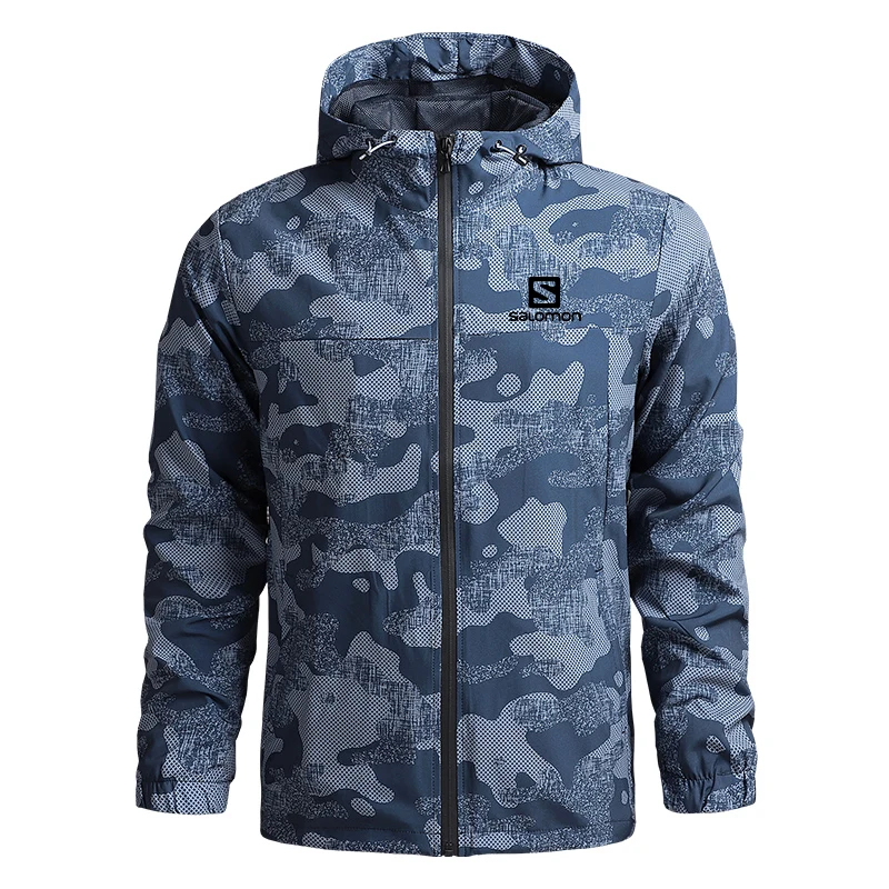 

Windproof Jacket Men Thin Breathable Brand Camouflage Casual Sports Outdoor Coat Male WindJacket Hardshell Wind Jacket Men Tops