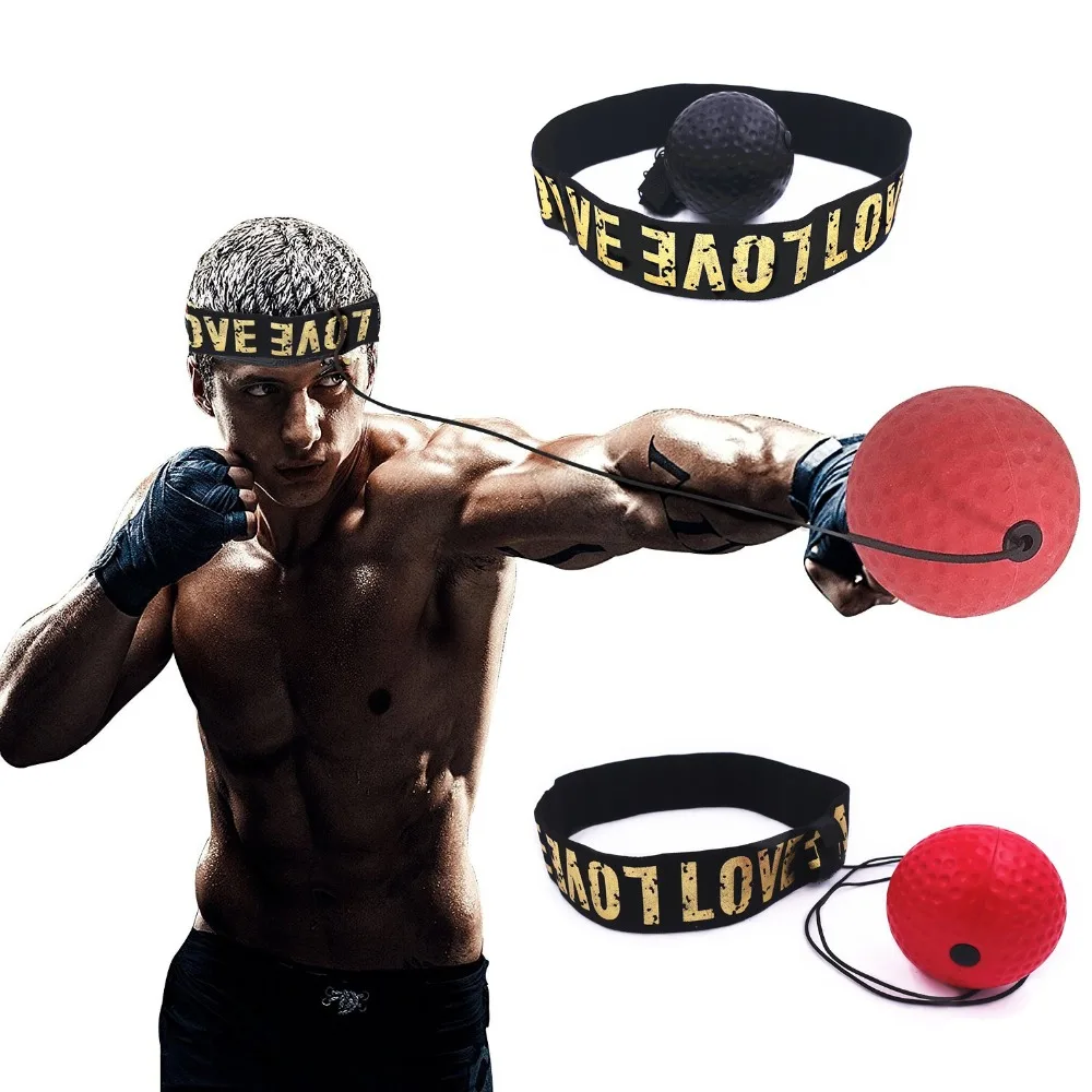 

Boxing Reflex Speed Punch Ball Sanda Boxer Raising Reaction Force Hand Eye Training Set Stress Boxing Muay Thai Exercise