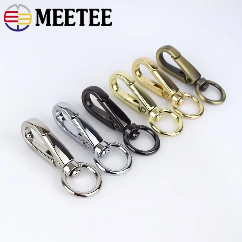 Металлический поворотный триггер Meetee 5/10/30 шт. застежка-карабин застежки-карабины