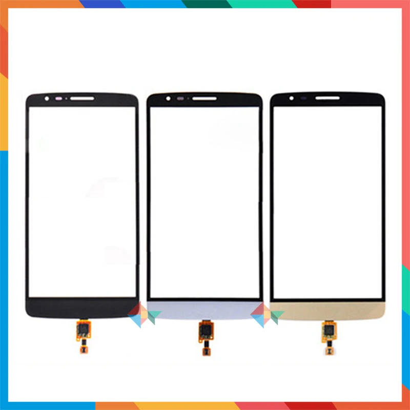 

10 шт./лот высокое качество 5,5 "для LG G3 Stylus D690N D690 сенсорный экран дигитайзер Передняя стеклянная линза сенсорная панель Бесплатная доставка