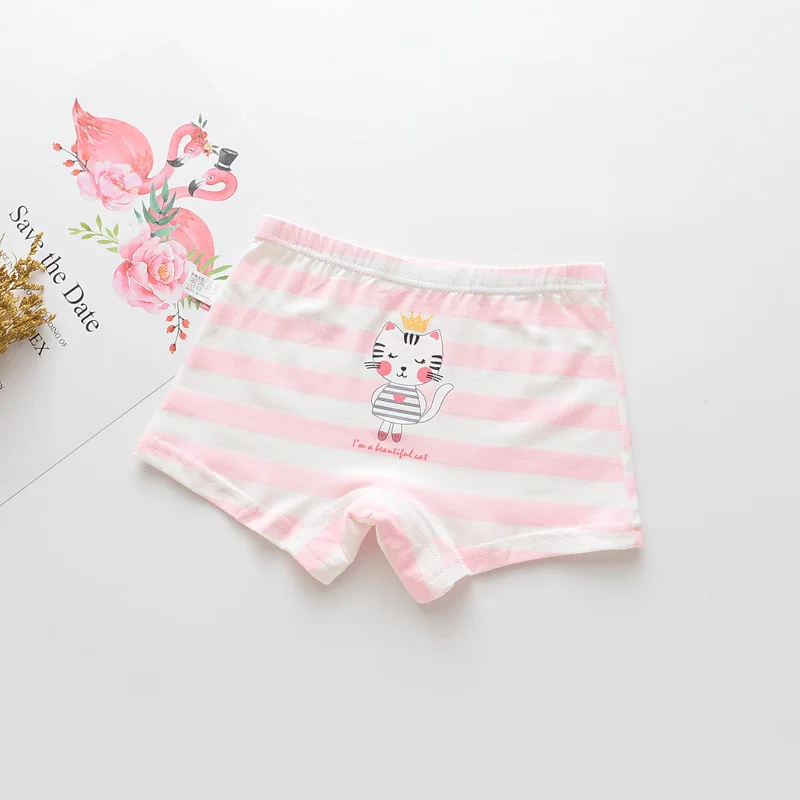 

5pcs Grls' Underwear 2021 New Summer Kids Cotton Briefs Cartoon Printed Boxer Underwear Children' Boxer Shorts