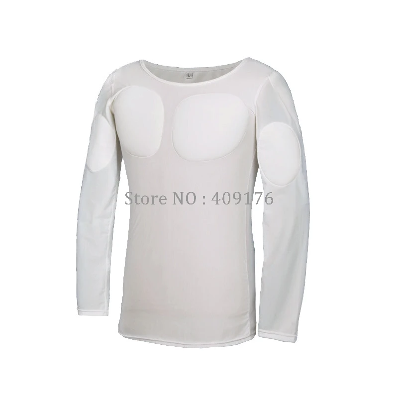 Muscle Undershirt Men Body Building Pecs Strong Chest Tops Padded Shaper Soft Enhancers Underwear