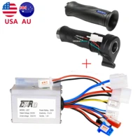tdpro 24v36v48v 3505008001000w motor brush controller speed throttle twist grip for electric bicycle scooter atv buggy bike