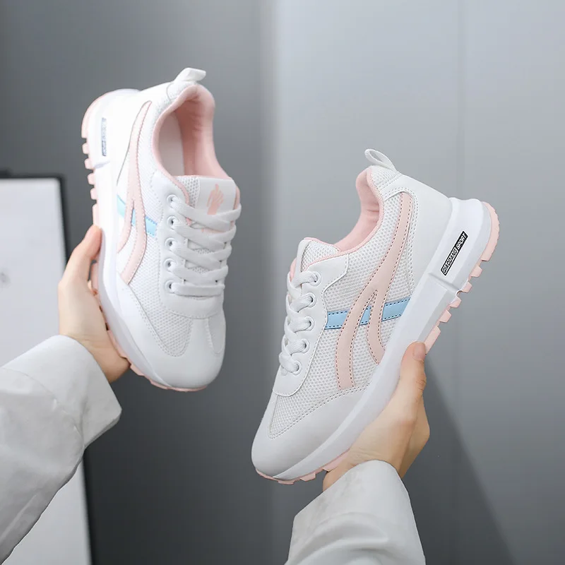 

2021 Summer New Women's Shoes Style Casual Sports Shoes Women's Korean-style Versatile Dad Breathable White Shoes