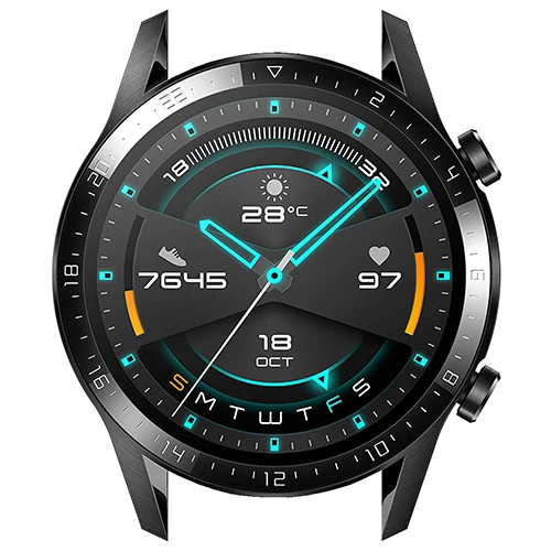 Итальянский масляный кожаный ремешок для часов huawei Watch GT 2 46 мм 42 мм быстросъемный спортивный ремешок стальной ремешок с пряжкой черный коричневый