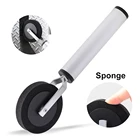 FOSHIO Автомобильная наклейка, инструмент для стайлинга, мягкий резиновыйгубчатый роликовый скребок для зазора, Неровная поверхность, виниловая пленка, установка пленки из углеродного волокна