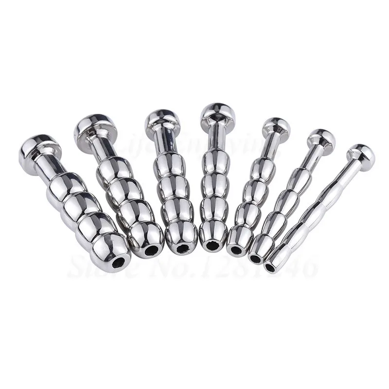 7 Size Smooth Hollow Stainless Steel Urethral Sounding Dilators Adult Sex Toys For Male Penis Urinary Plug Inserts Chastity Shop | Красота и