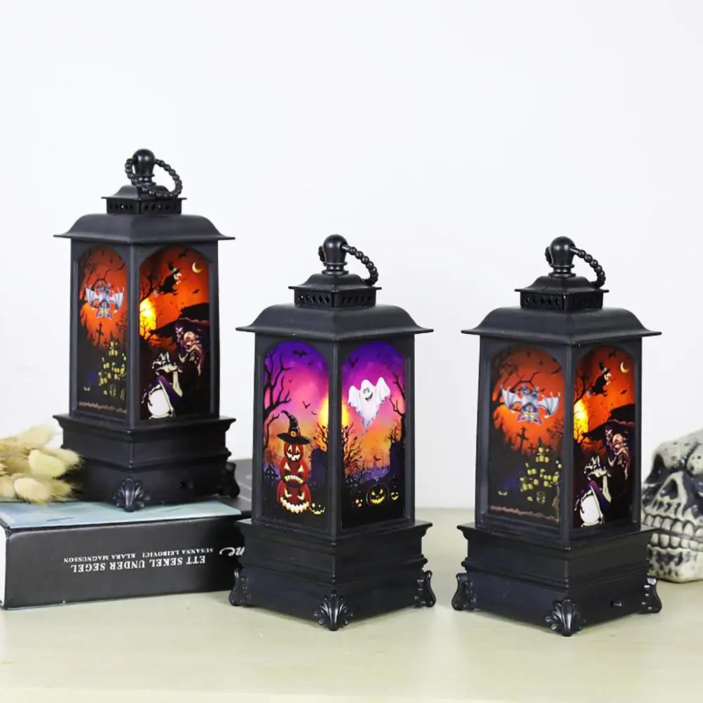 

HUIRAN Хэллоуин тыквы ведьма череп Свеча светильник украшение для дома 2021 Хэллоуин Декор комнаты страхов вечерние поставки