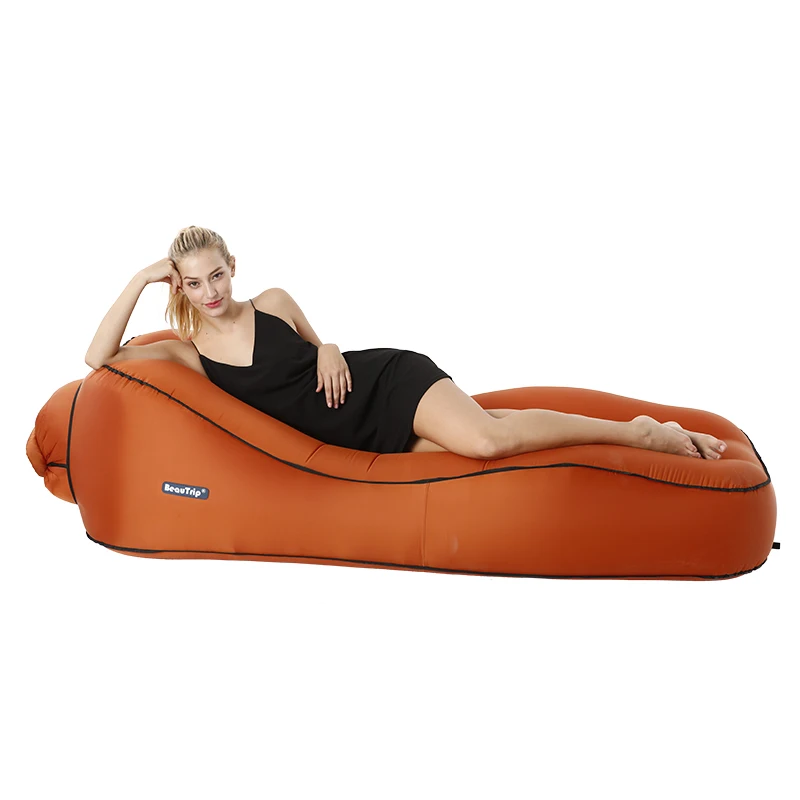 Надувной диван-кровать наружная Сетка Красный ленивый воздух портативный