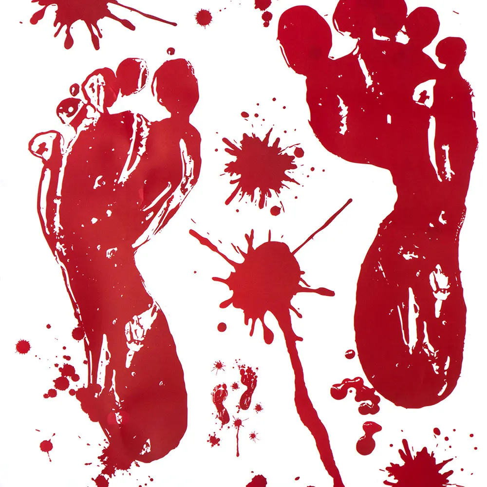 3D наклейки для автомобиля украшение на Хэллоуин призрак ужас пальцы ножки