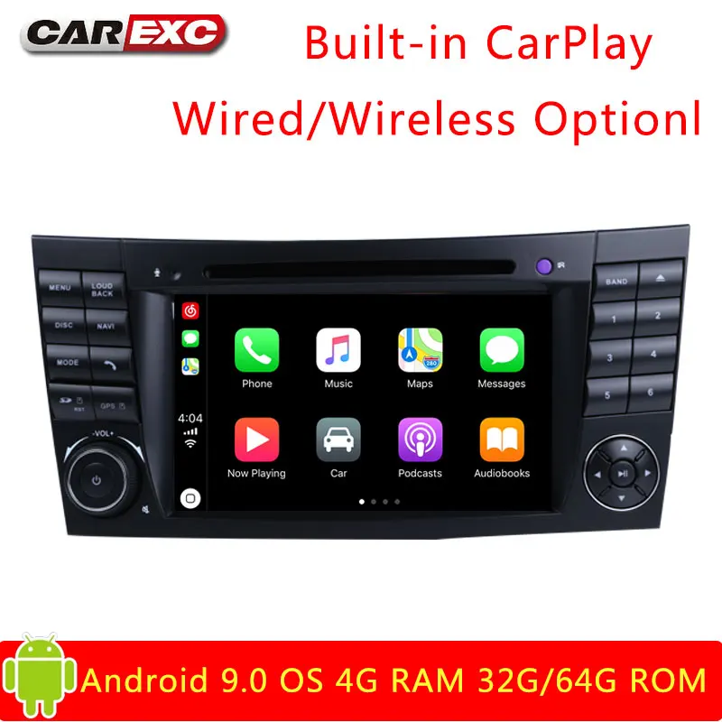 Android 9 0 Восьмиядерный автомобильный DVD для Mercedes Benz E Class/W211 E200 E220 E240 E350 E280 E300 с 3G/4G WIFI