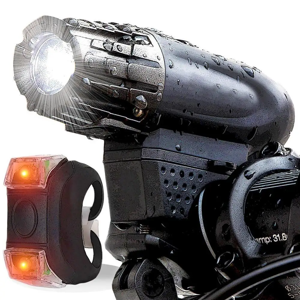 

Велосипедный светодиодный водонепроницаемый фонарь с зарядкой от USB