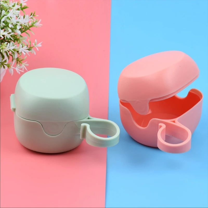 

Baby 1Pcs Solid Pacifier Box Soother Container Holder Pacifier Box Travel Storage Case Safe Holder Plastic Kid Pacifier Dust Box