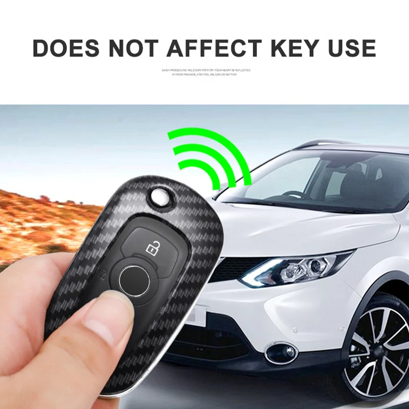 

ABS Carbon FibeCar Remote Key Cover Case For Opel Vauxhall Astra K Corsa E For Buick VERANO ENCORE GX GL6 ENVISION 2018-2020 Fob